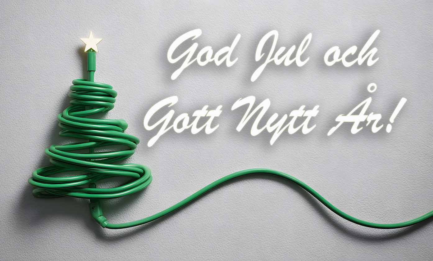 god jul o gott nytt år från Walter Hansson Elab